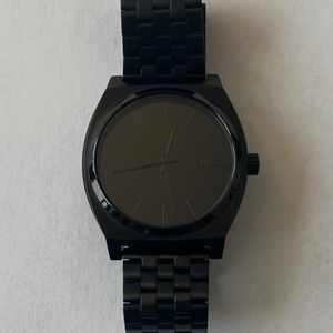 Nixon Time Teller Minimal All Black Wristwatch